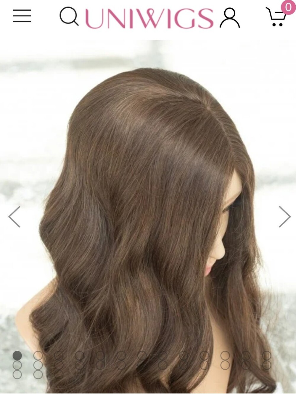 Uniwigs Airy Elegance 16" Remy Human Hair Topper